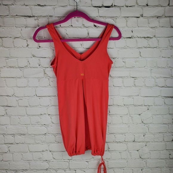 Lucy Tank Top Ties At Waist Small Pink - Picture 5 of 12